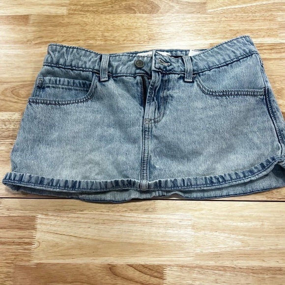 Hollister Dresses & Skirts - Hollister Light Blue Denim Mini Skirt